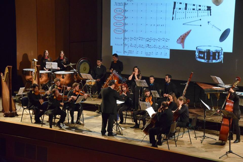 Orchestra da Camera di Messina — Kinder-Symphonie, vista laterale dal palco