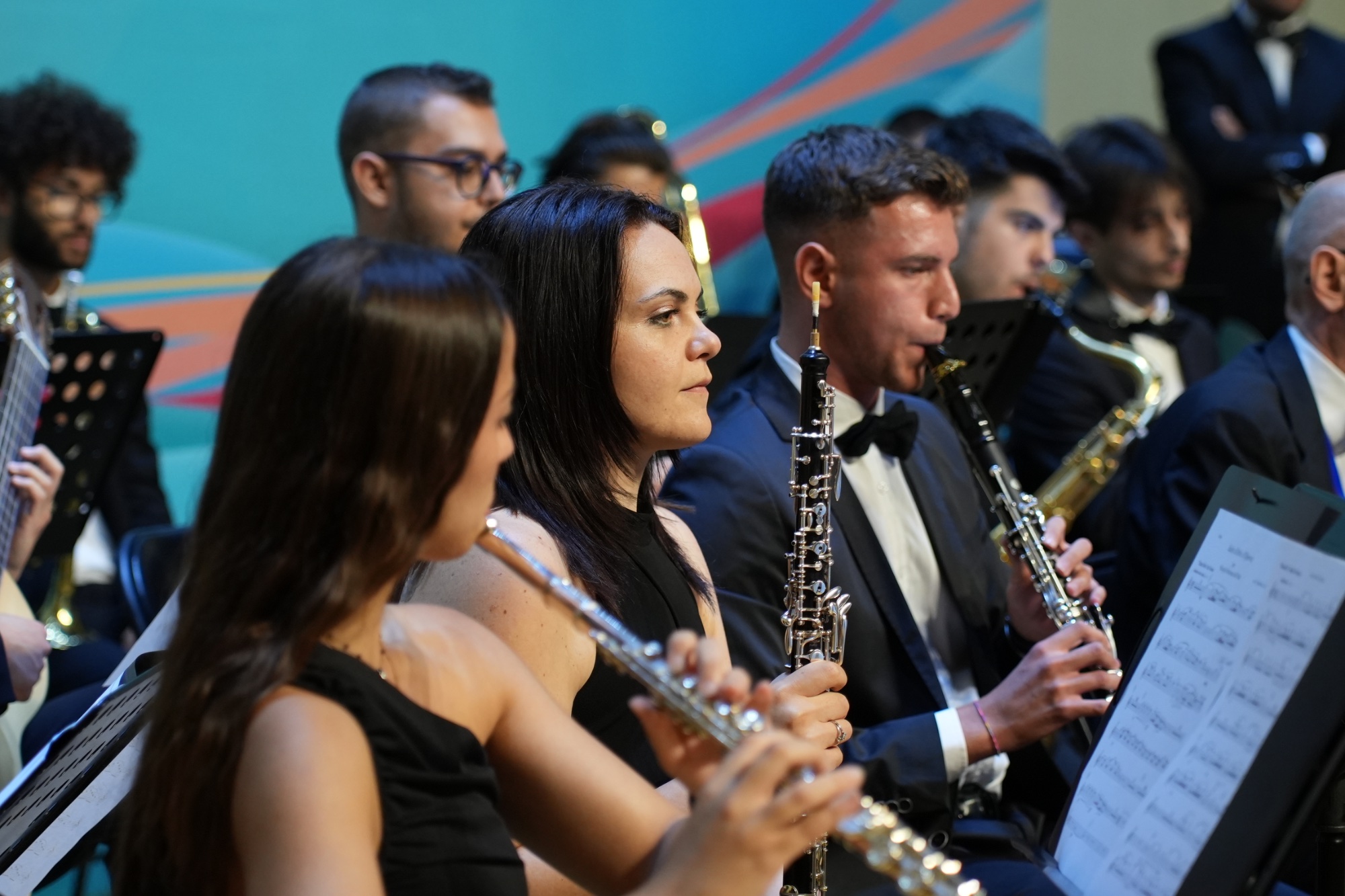 Flauto e oboe — primo piano dell'orchestra